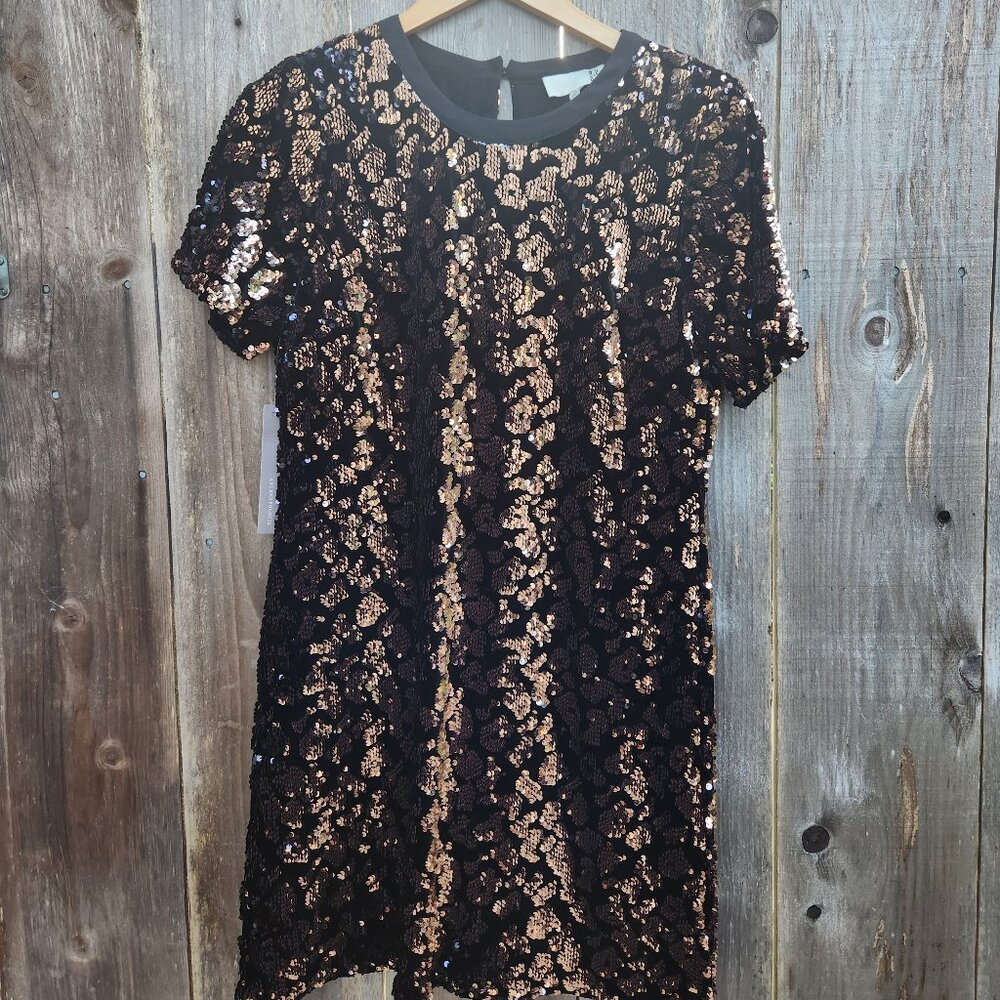NWT Ro & De Anthropologie Sequin Party Dress